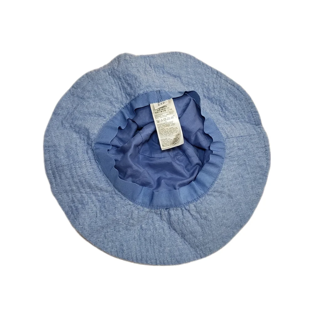 Gap S/M 2-3T Chambray Blue Floppy Sun Hat
